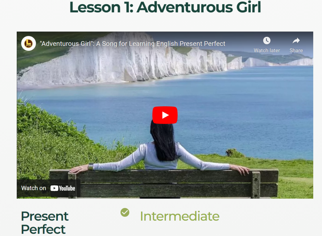 Picture of Lesson 1: Adventurous Girl