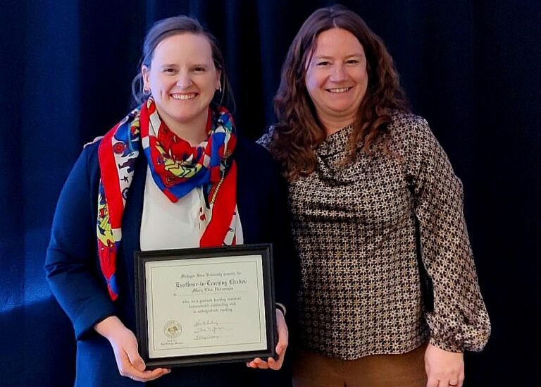 Read more about the article Ph.D. Candidate in German Studies Awarded Excellence-In-Teaching Citation