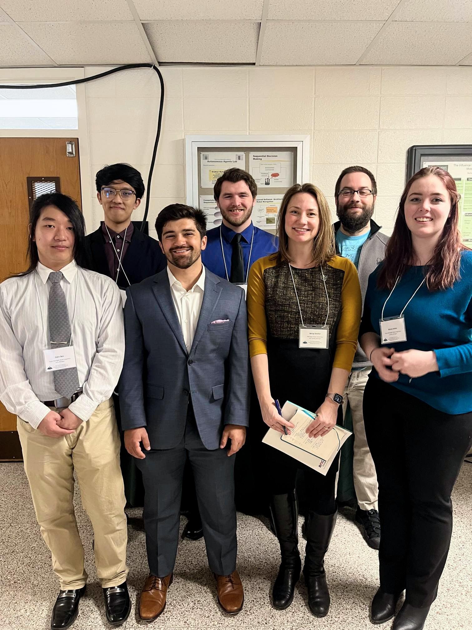 Team MSU Linguistics Wins Exposition Prize at Design Day for their CSE Capstone Experience